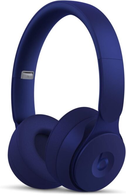 Wireless Noise Cancelling On-Ear Headphones - Apple H1 Headphone Chip, Class 1 Bluetooth, Active Noise Cancelling, Transparency, 22 Hours of Listening Time - Dark Blue